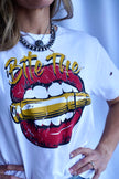 The Bite the Bullet Distressed Tee