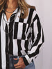 The Priscilla Striped Satin Button Up