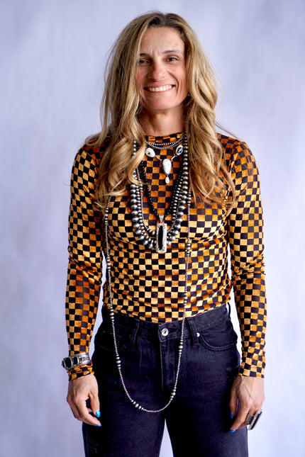 The Rally Velvet Checker Shirt