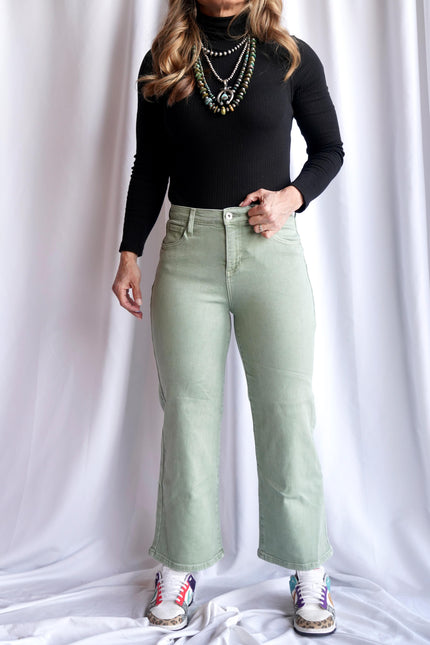The Murphy High Rise Wide Leg Tummy Control