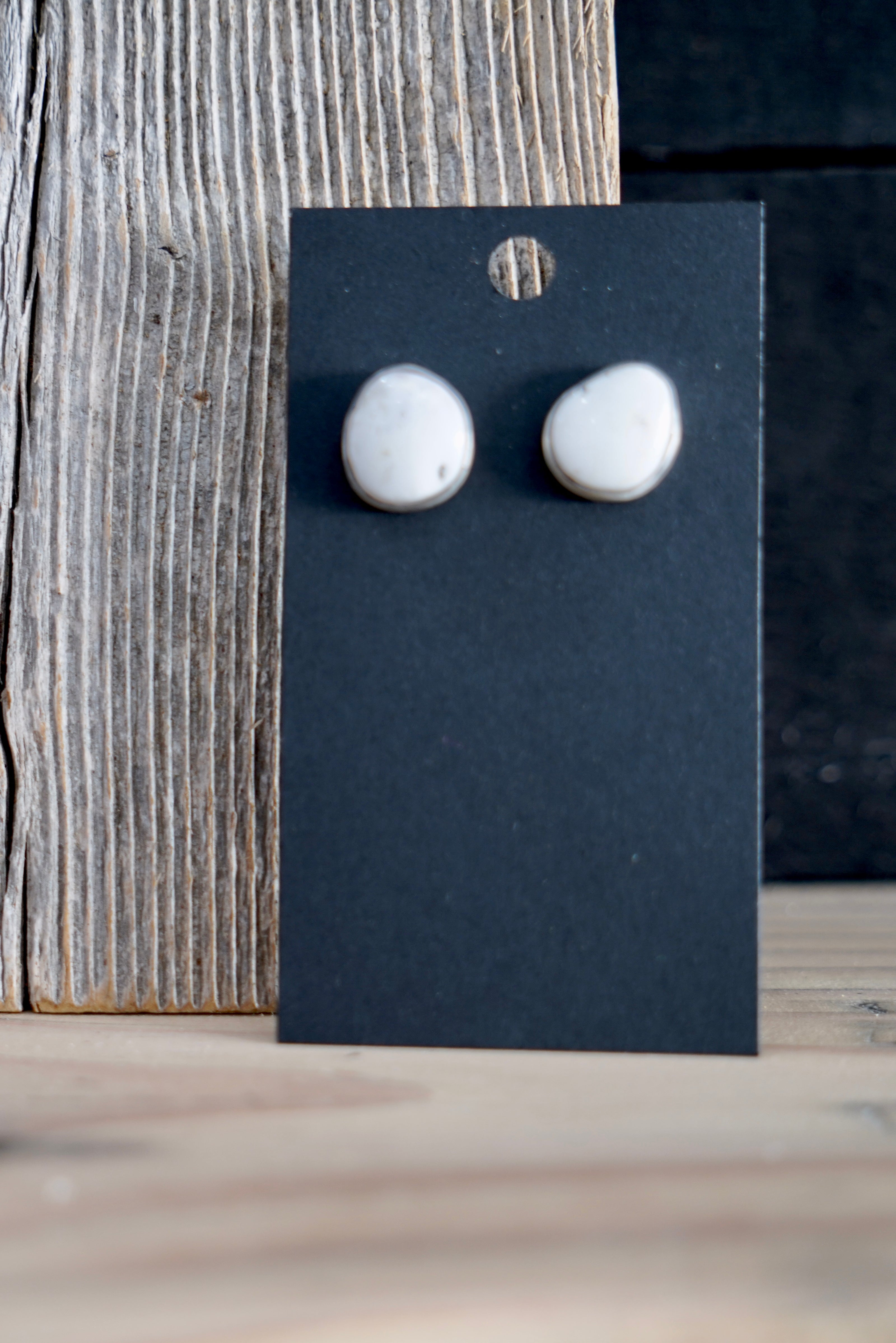 The Belle Haven White Buffalo Lariat Set by Navajo Artist Sara Wells