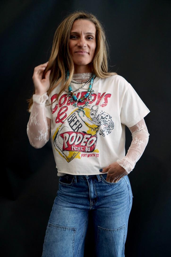 The Rodeo Fest Crop Tee