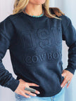 The Cowboys OSU Embossed Pullover