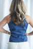 Fitted Denim Vest | in Secretariat | 7 for all Mankind