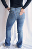 The Luna Mid Rise Skinny Bootcut Jean