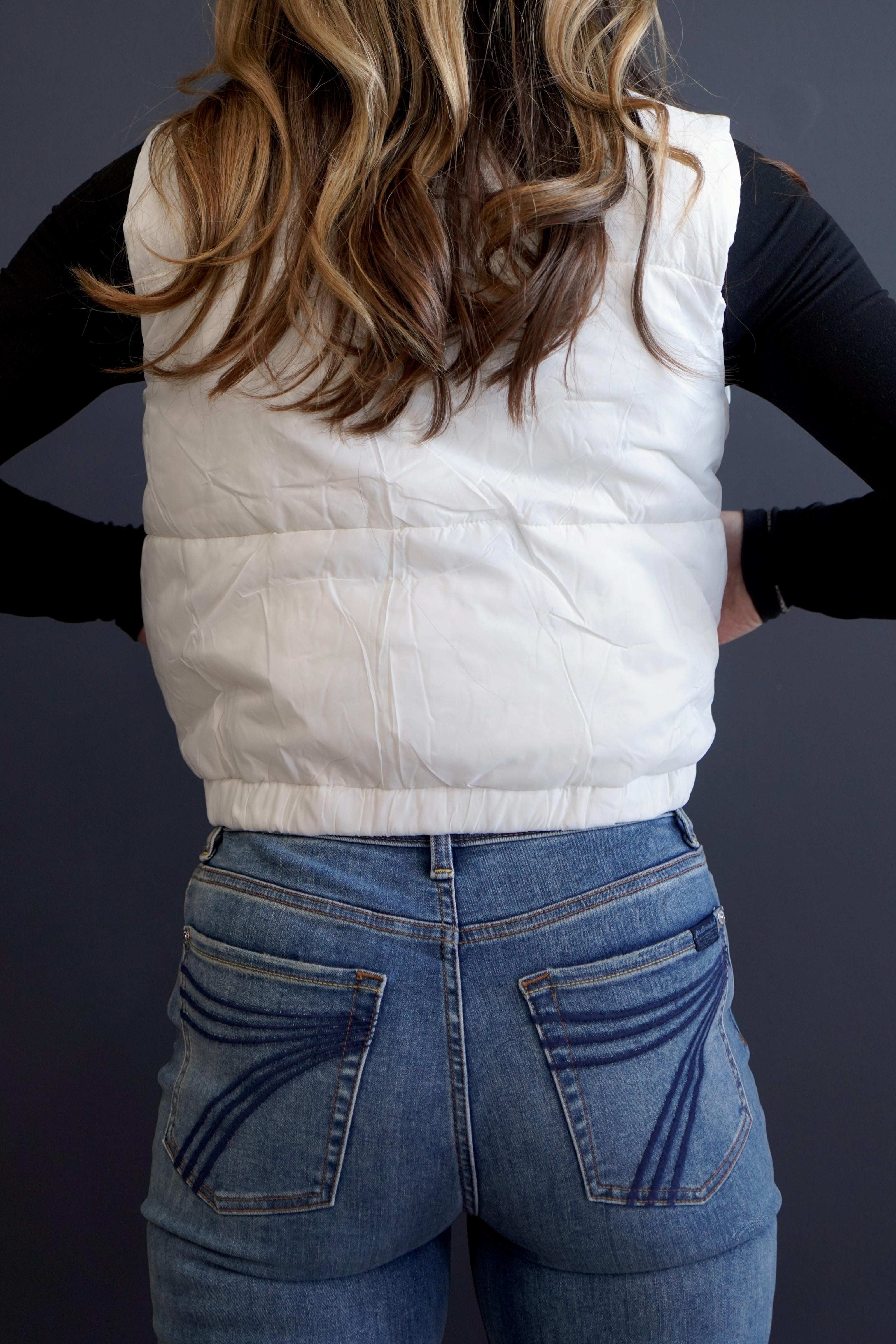 The Thoroughbred Crop Puffer Vest