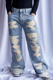 The Brinetta Distressed Denim Pant