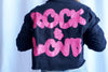 The Rock & Love Graffiti Crop Jacket