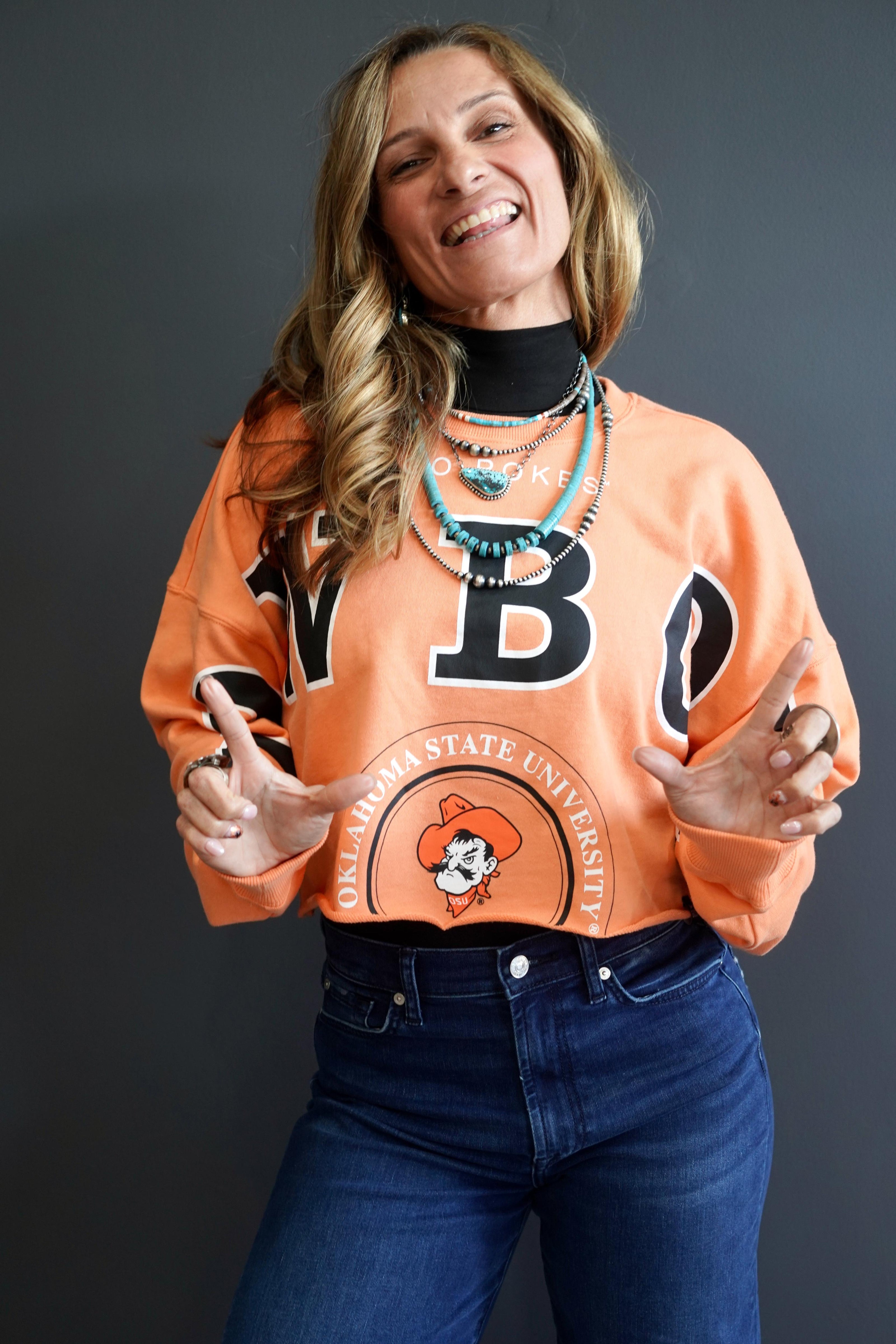 The Go Pokes Cropped Sweatshirt
