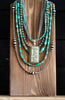 | Revival | The Harbor Stacker Turquoise Necklace | 8 mm Native Made |