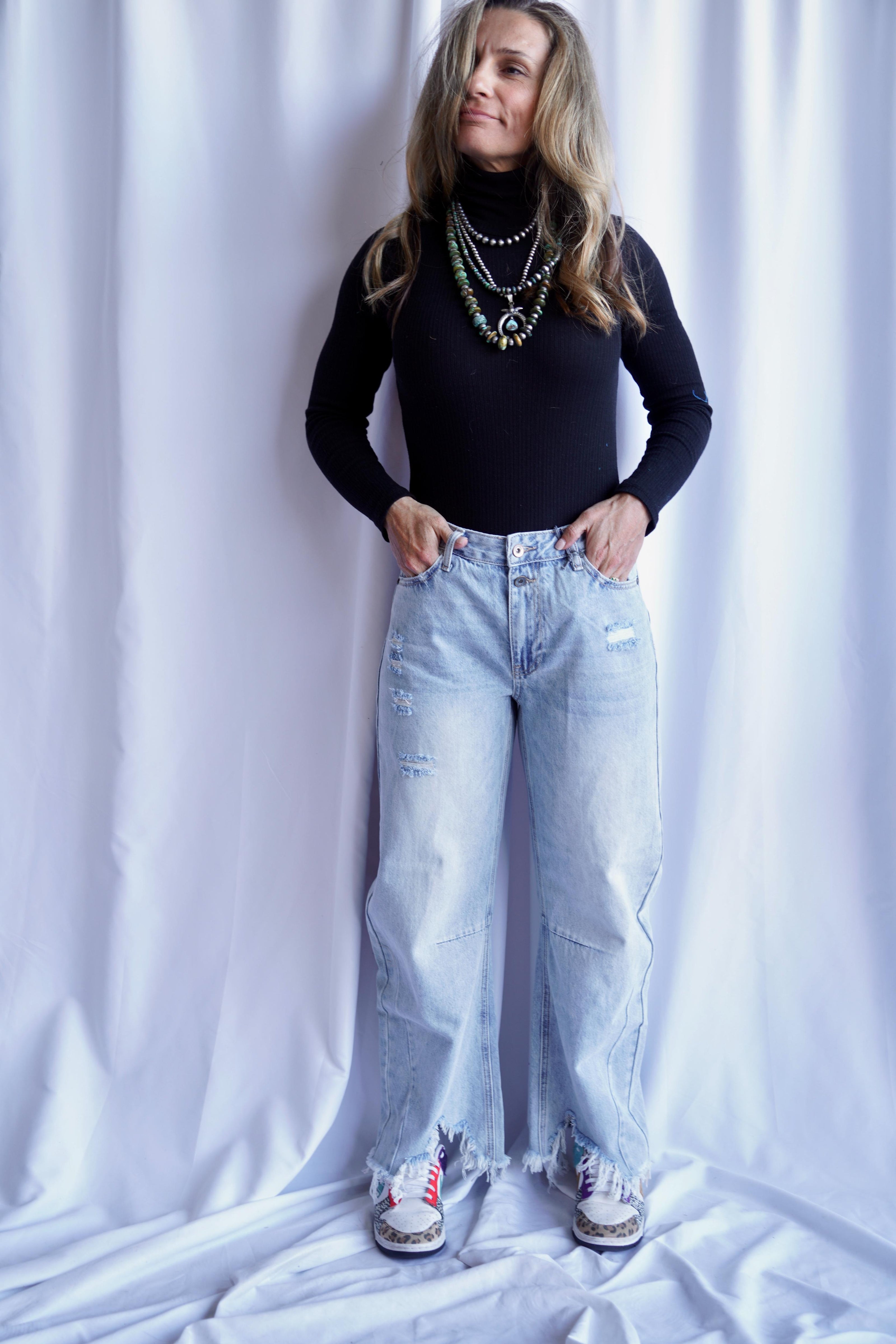 The Betty Barrel Jeans