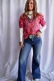 Autumn Feels Puff Sleeve Button Down