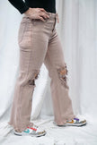 The Miller High Rise Distressed Pant