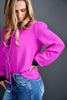 The Adria Tie Front Blouse