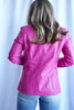 The Lettie Faux Leather Blazer