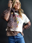 The Baxter Leopard Print Bow Blouse