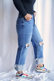 The Bordertown Cuffed Dad Jean