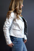 The Adeni Holographic Leather Jacket