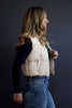 The Liza Slicker Puffer Vest Crop