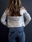 The Adeni Holographic Leather Jacket