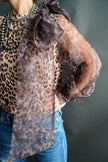 The Baxter Leopard Print Bow Blouse