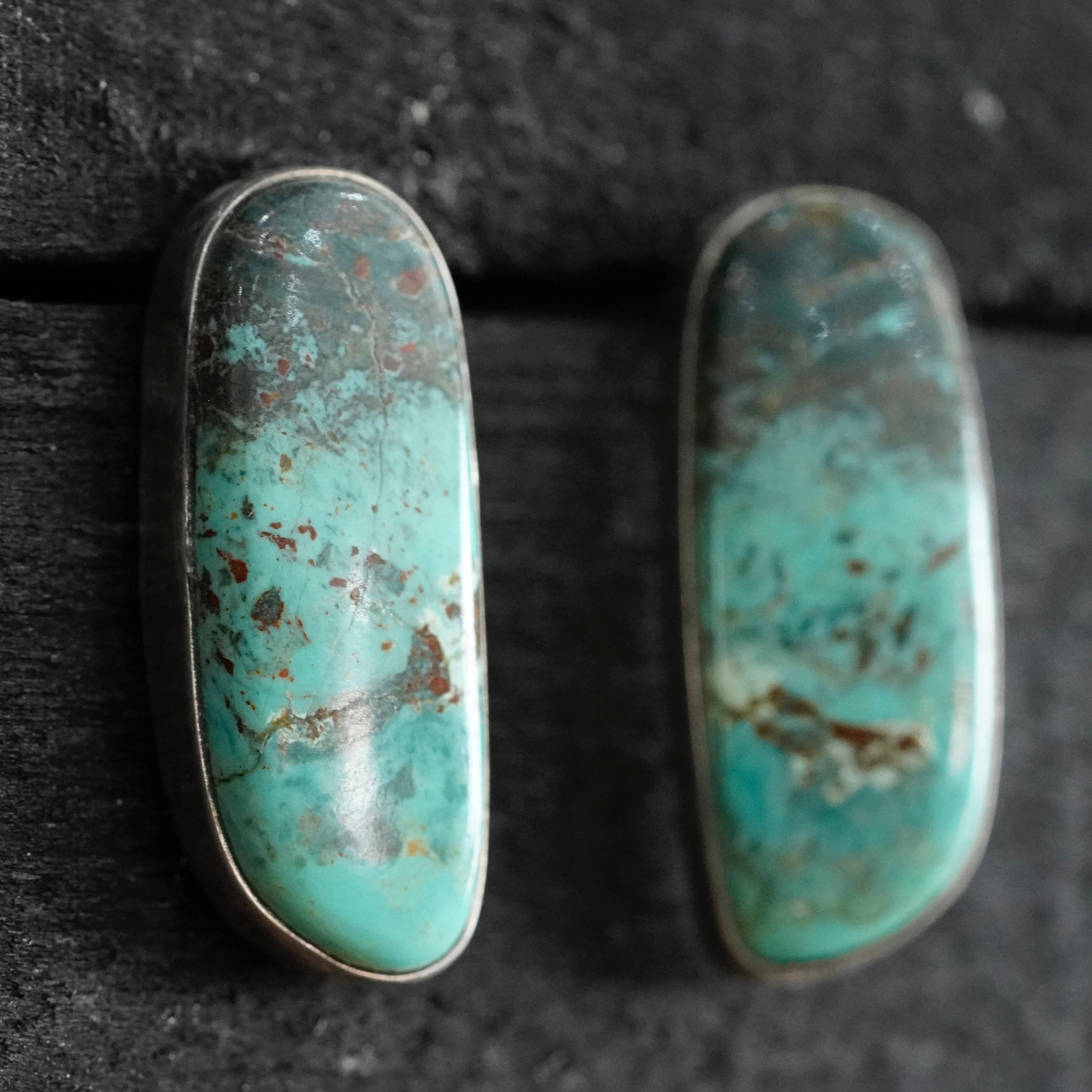 The Pranka Abstract Studs | Green Kingman |