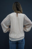 The Canter Crinkle Foil Blouse