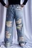 The Brinetta Distressed Denim Pant