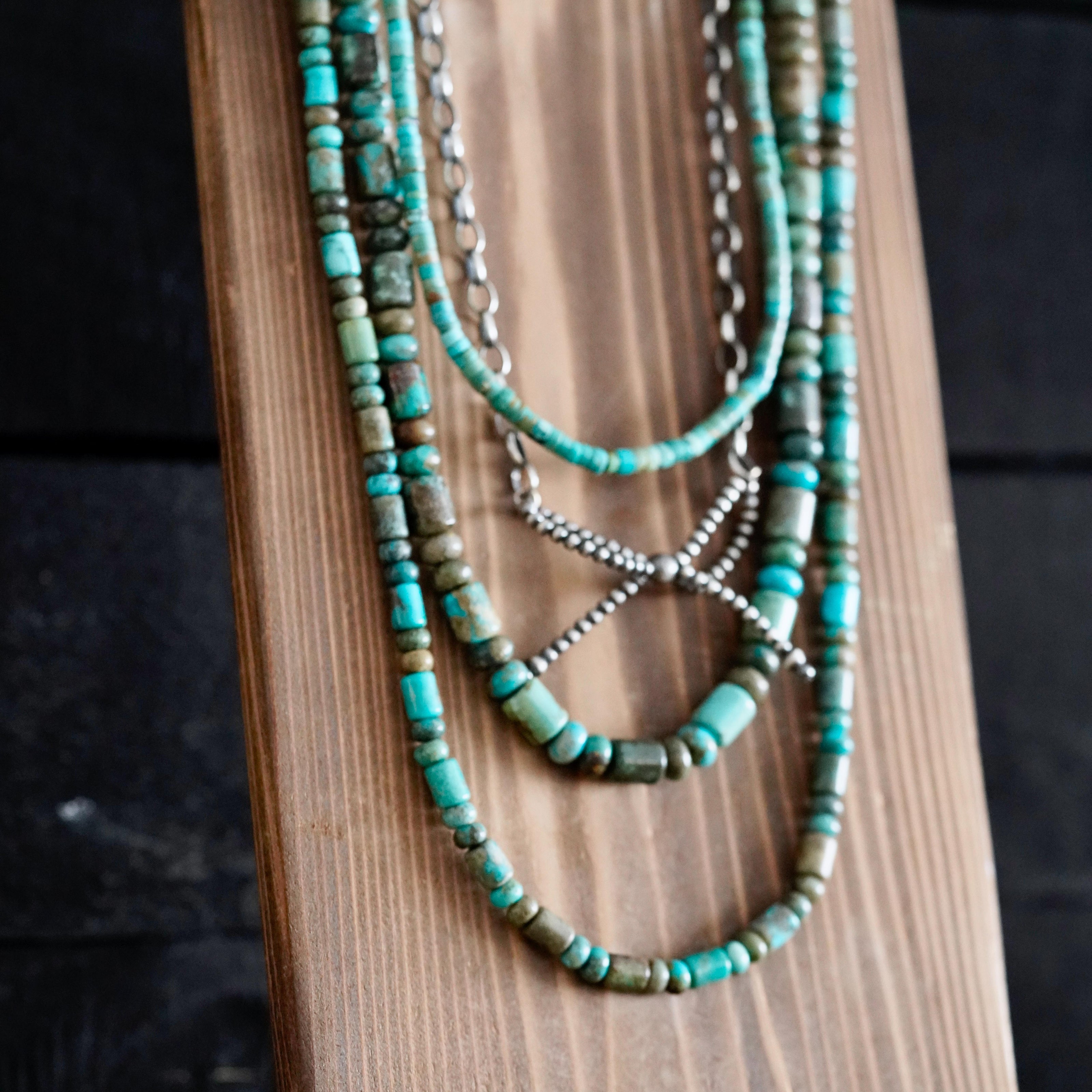 | Revival | The Harbor Stacker Turquoise Necklace | 8 mm Native Made |