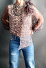 The Baxter Leopard Print Bow Blouse