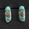 The Pranka Abstract Studs | Green Kingman |
