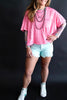 The Lindy Mid Rise Frayed Short