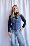 Fitted Denim Vest | in Secretariat | 7 for all Mankind