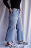 The Nori Wide Leg Crop by Hidden Jeans in Vintage Wash