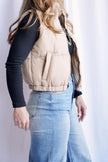 The Thoroughbred Crop Puffer Vest