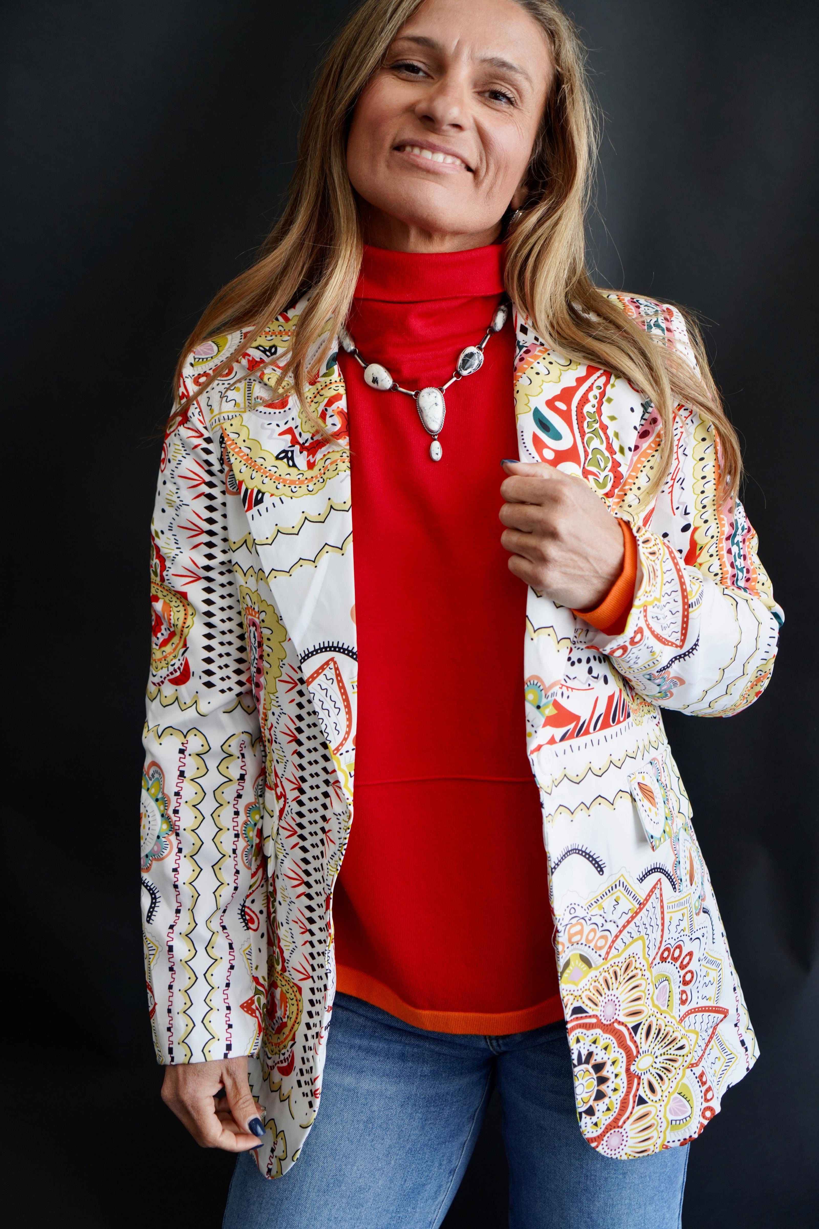 The Vargas Printed Blazer