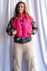 The Liza Slicker Puffer Vest Crop