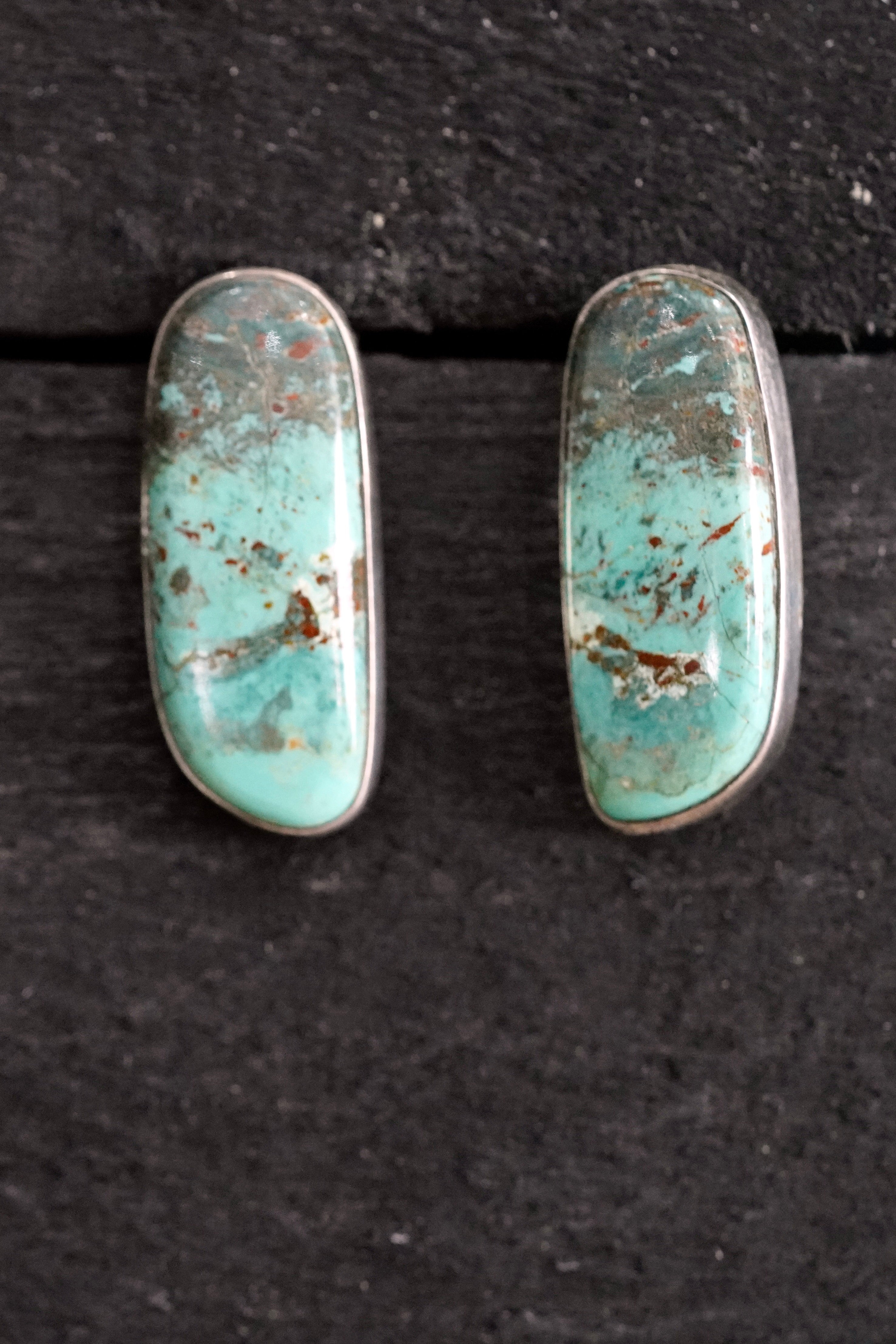 The Pranka Abstract Studs | Green Kingman |