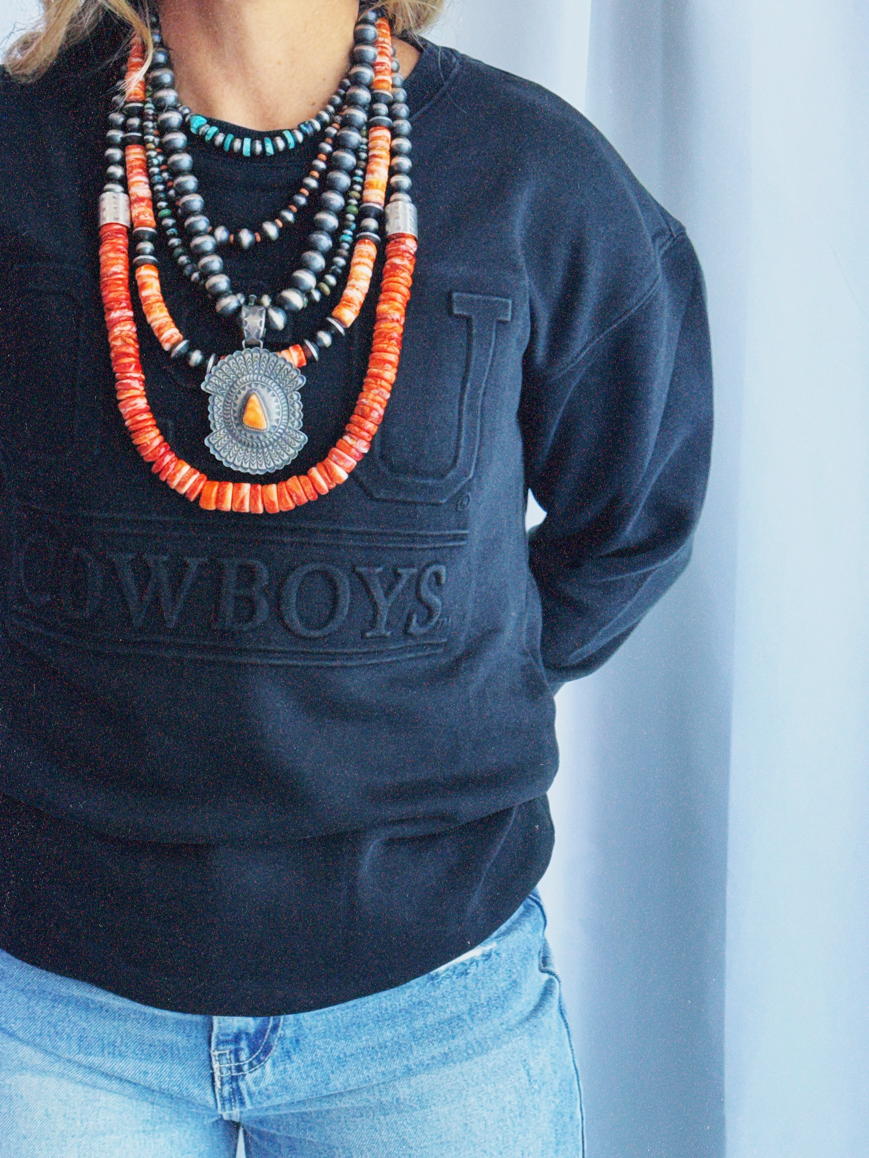 The Cowboys OSU Embossed Pullover