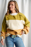 The Wonder Horse Color Blocked Pullover