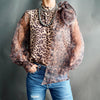 The Baxter Leopard Print Bow Blouse