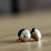 The Hudson Cushion Pearl Studs | Navajo Artist Selina Warner | 8 mm |