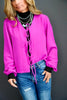 The Adria Tie Front Blouse