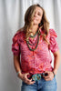 Autumn Feels Puff Sleeve Button Down