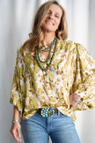 The Sterling Printed Dolman Blouse