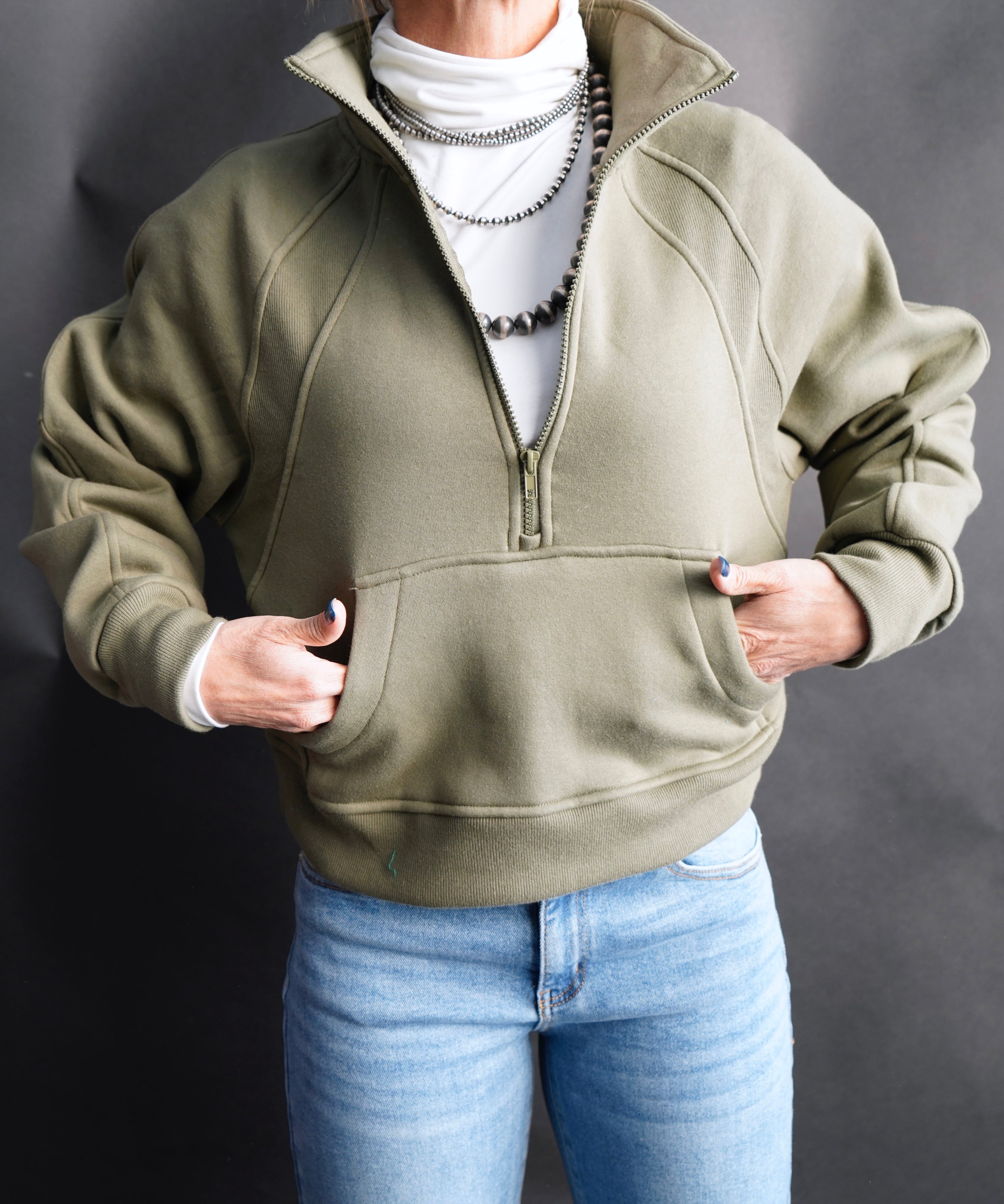 The Diver Funnel Neck Half Zip