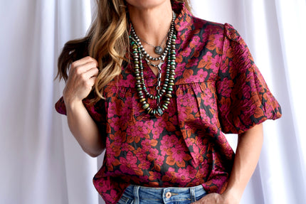 The Jessel Puff Sleeve Top