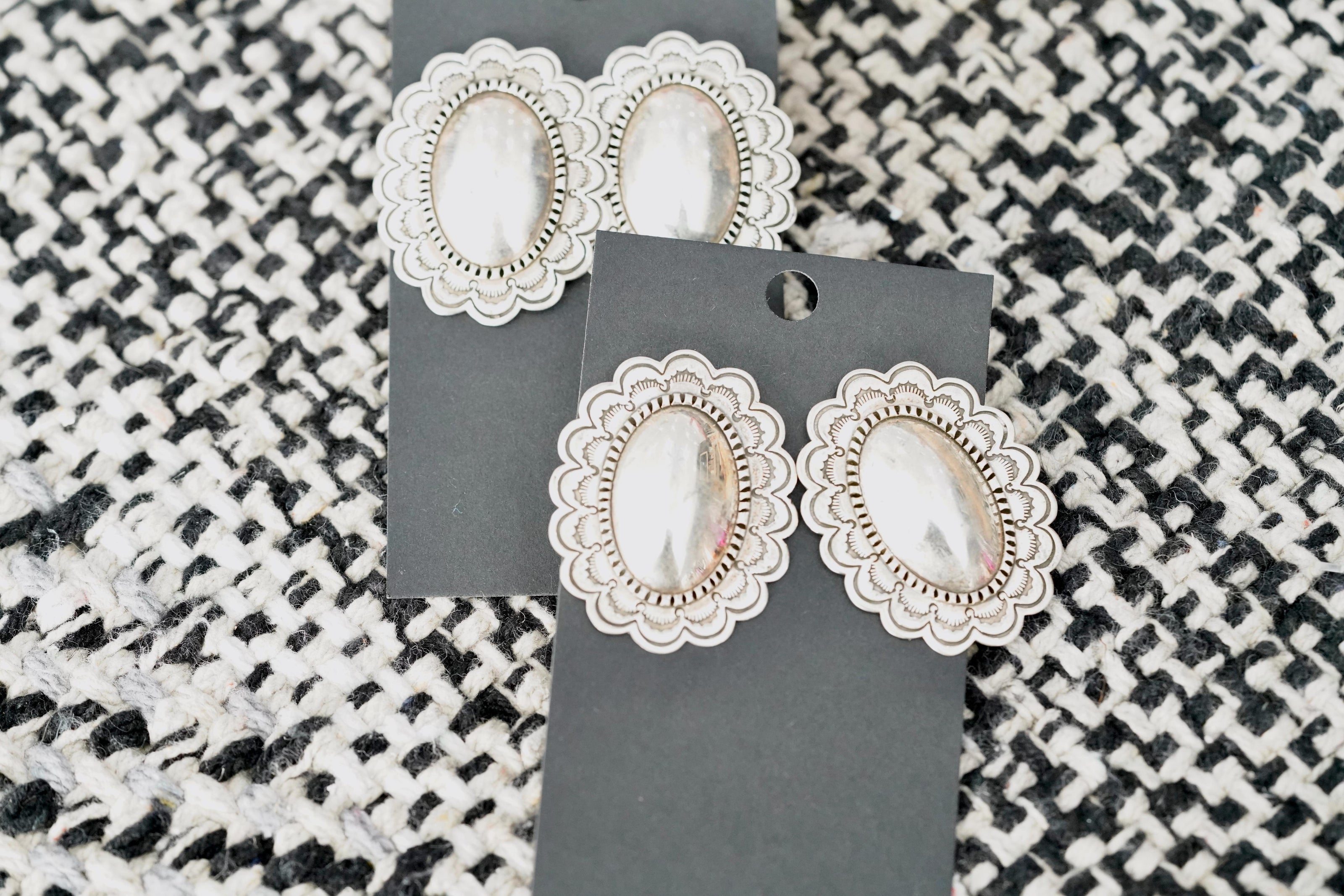 The Delores Sterling Silver Conchos
