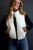 The Thoroughbred Crop Puffer Vest