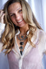 The Miah Blurred Sheer Button Down by Sage the Label